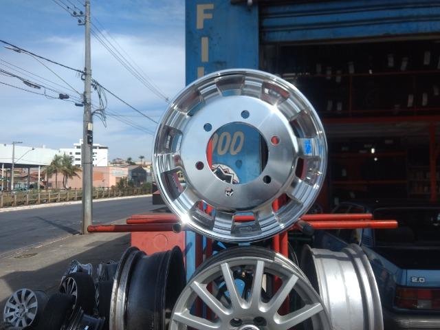 Roda de Alumínio Italspeed para caminhão 3/4 6 furos Speedline aro 17,5 x 6,00 barato - Foto 5