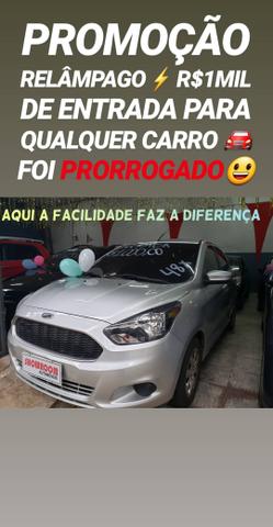 Ford/KA 1.0 SE ANO 2017 COM R$1MIL DE ENTRADA SÓ NA SHOWROOM AUTOMÓVEIS
