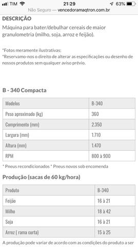 Batedeira de cereais Maqtron 340 - Foto 5