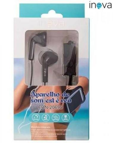 Fone de Ouvido com Microfone Fon-2069D - Inova