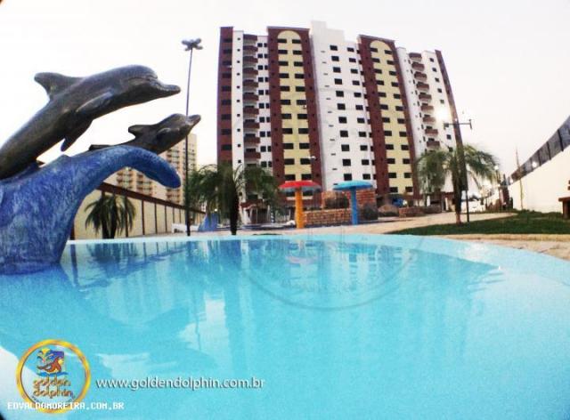 Apartamento 1 quarto para temporada em caldas novas, golden dolphin supreme, 1 dormitório,