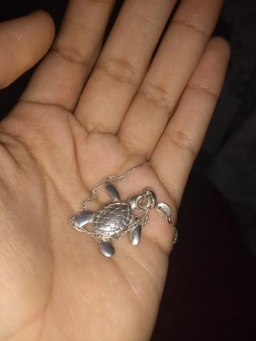 Vendo gargantilha de prata - Foto 3
