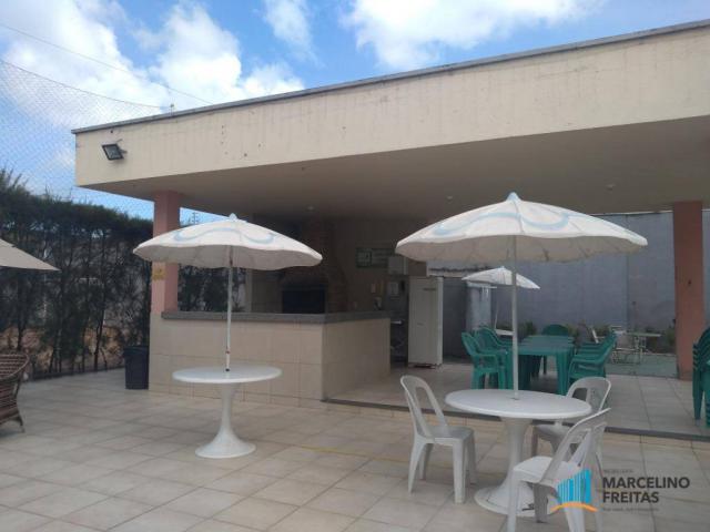 Apartamento com 2 dormitórios para alugar, 52 m² por r$ 1.109/mês - álvaro weyne - fortale - Foto 3