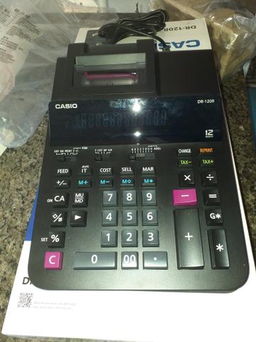 Calculadora c bobina impressora Casio nova