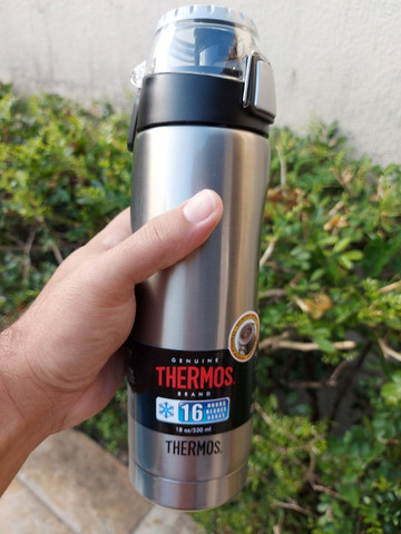 Garrafa térmica (squeeze) - Thermos 530ml - Foto 3