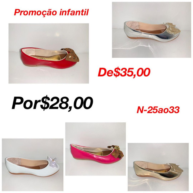 sapatilha infantil promocao