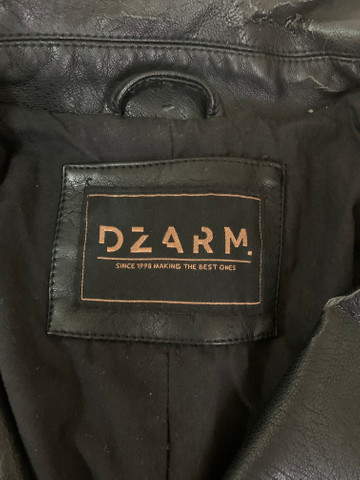 jaqueta de couro dzarm