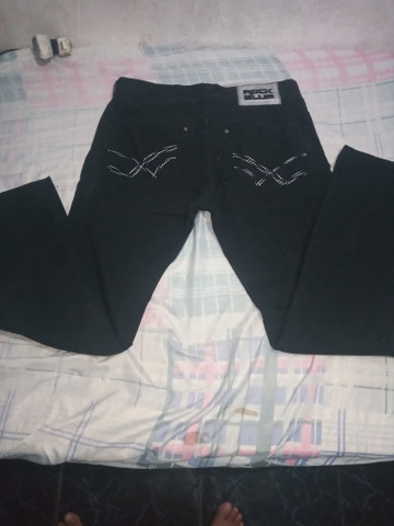 Calça jeans preta Rock Blue 44 - Foto 3