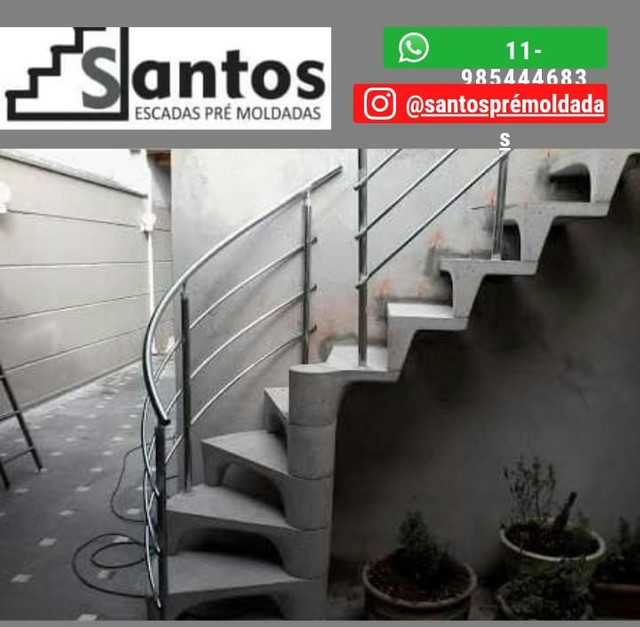 Santos escadas pré moldadas - Foto 4