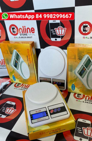 Balança Digital de 1g a 10Kg de precisão para dieta cozinha e outros<br>