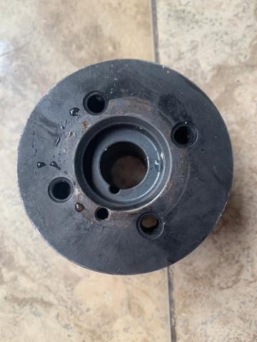 Polia virabrequim fiat ducato multijet 2,3 euro 3 original - Foto 3
