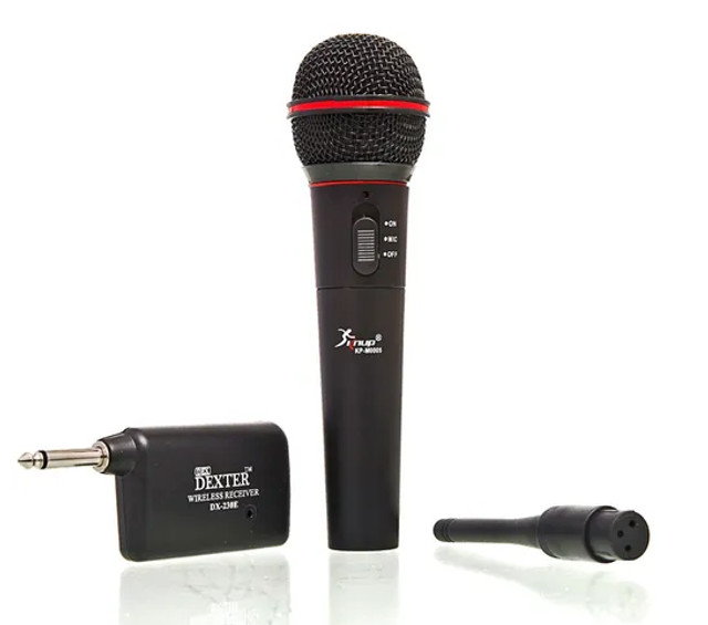 Microfone Sem Fio 30mts Knup Kp-m0005 - Foto 2