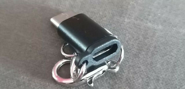 Adaptador Micro USB p/Tipo C com segurança