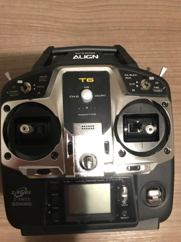 Radio controle Align T6 R$ 500,00