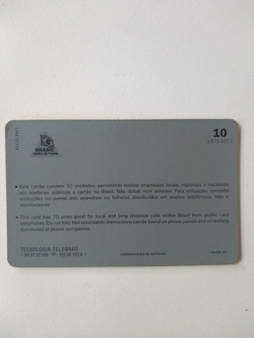 Cartão Telefônico - Foto 2