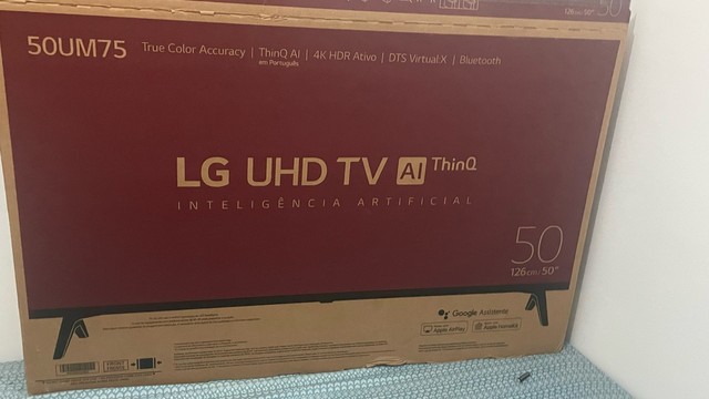 TV 50 polegadas LG UHD - Foto 2
