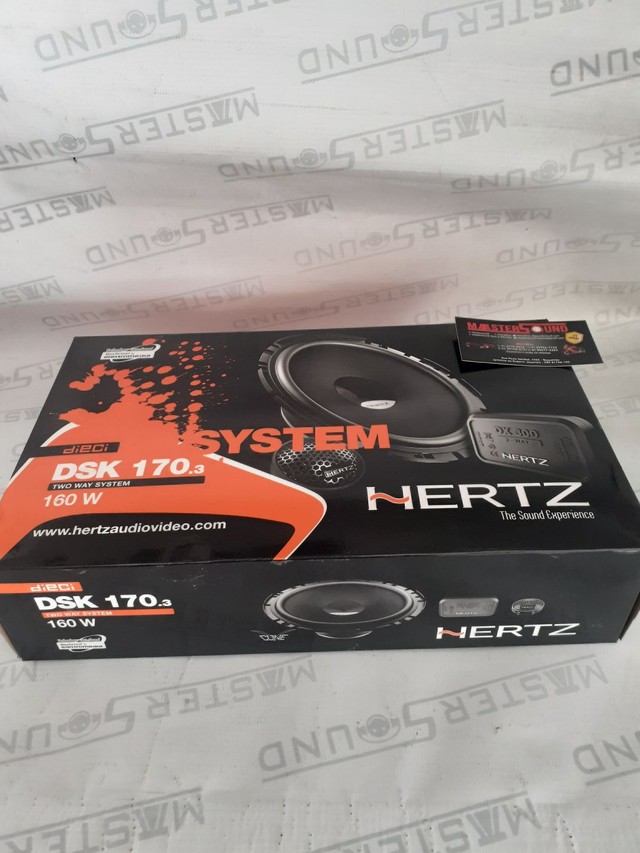 Kit 2 vias. Hertz. DSK 170.3. Italiano. 6".160RMS. Garantia. Novo. Instalado.  - Foto 5