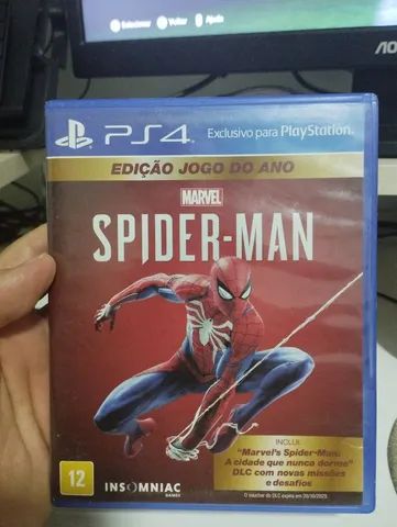 Spider-Man Edição Jogo Do Ano PS4 Original - Videogames - Jardim