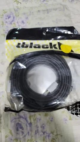 Cabo tblack Hdmi X Hdmi 2.0 5 Metros 2k 4k Uhd Blindado e banhado a ouro