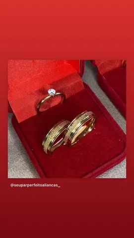 Alianças para pedido de namoro e casamento ?