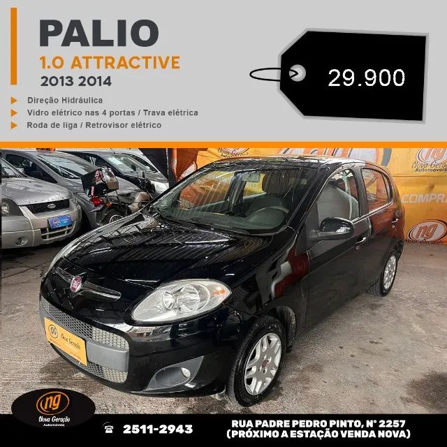 Palio 1.0 Attractive 2014 Muito Novo