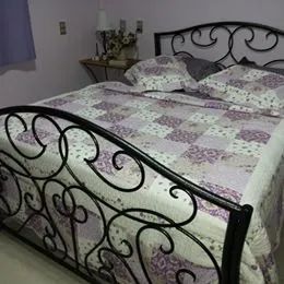 Cama de ferro cara de rica! Exclusiva e única!
