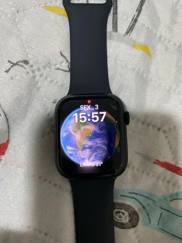 RELOGIO APPLE WATCH SERIES 8 GPS 45MM MNUL3LL/A MIDNIGHT