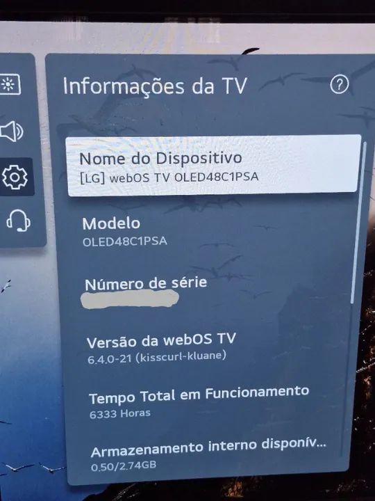 Smart TV de 48" LG AI ThinQ OLED48C1 4K 127/220V - Foto 6