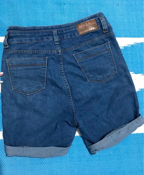Short jeans com bolsos - Foto 5
