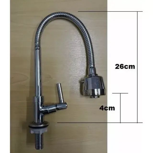 Torneira Gourmet ABS 2 Jatos para Bancada Cozinha _ CS153 - Foto 2
