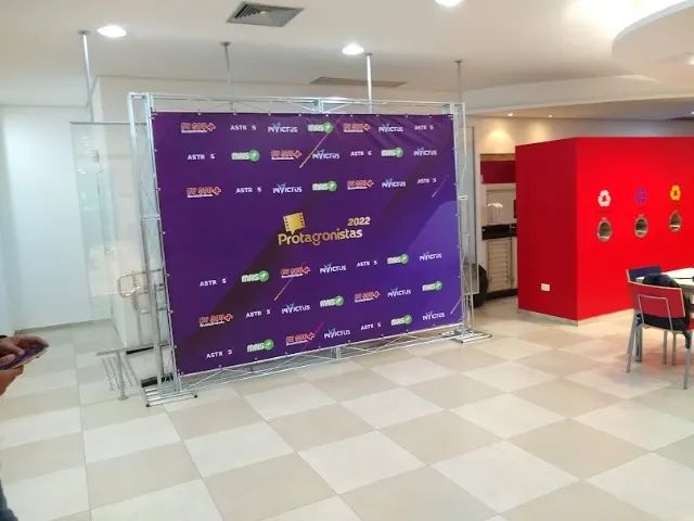 Oferta - Backdrop Box Truss - Estrutura em Aço Q20 tamanho 3m x 2m