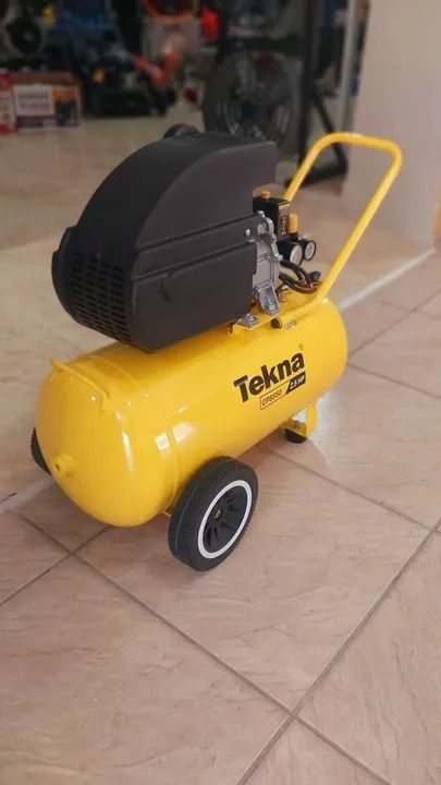 Compressor de ar 50 Litros 2.5hp 116psi - Tekna(Loja) - Foto 2