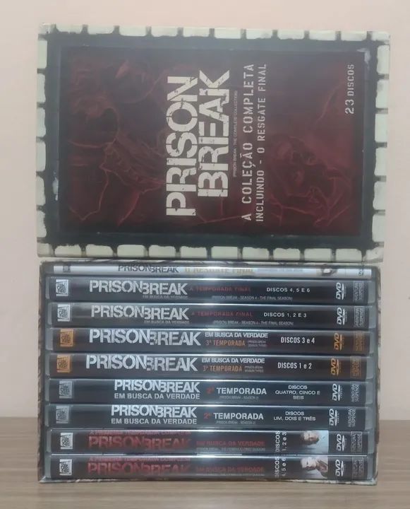 Prison Break - A Coleção Completa - DVD + O Resgate Final  - Foto 3