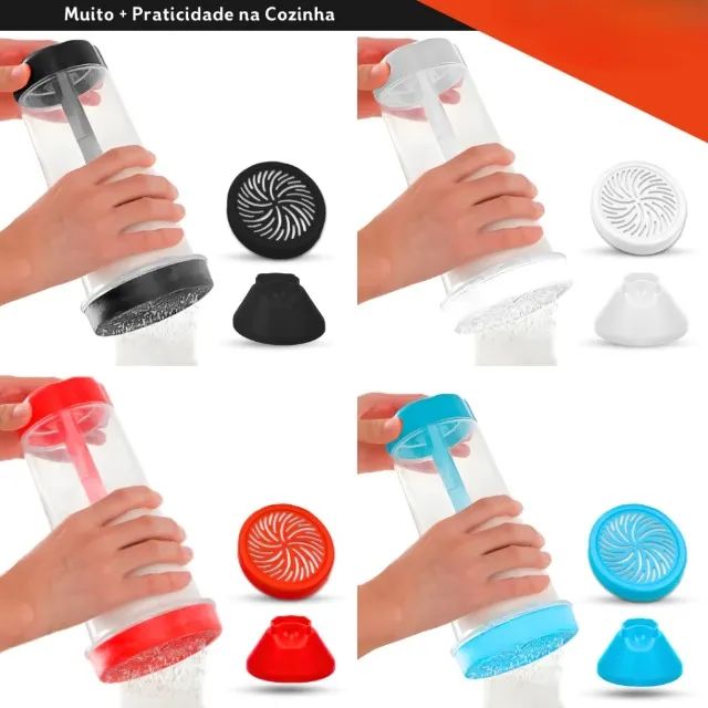 Tapioqueira Peneira Polvilhador - Armazena Tapioca Beiju Tapioca - BM-F1025 - Foto 6