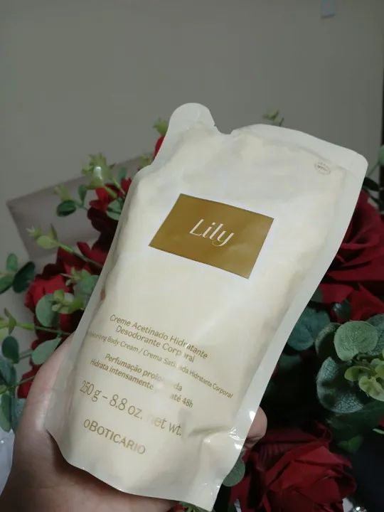 Creme Acetinado Lily - O Boticário - REFIL