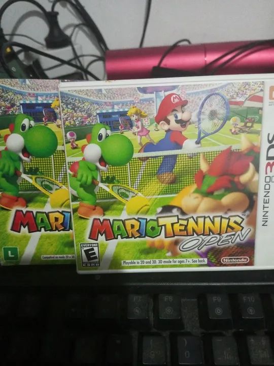 Mario tennis open versão nacional com luva jogo Nintendo 3ds game - Foto 3