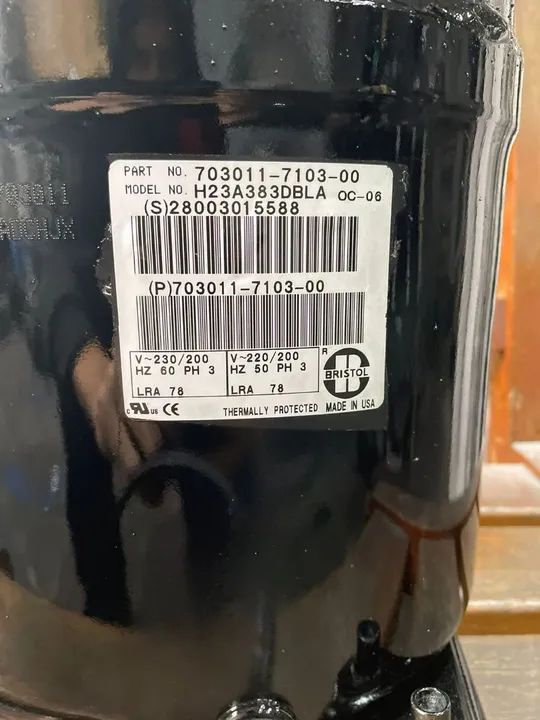 Compressor alternativo 3HP 220v R22 com garantia  - Foto 2
