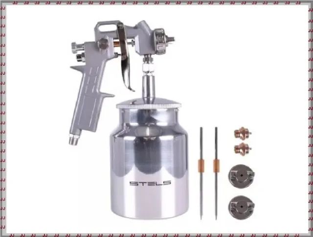 Pistola De Pintura Com Tanque Baixo 1000 ml 5731655 Stels