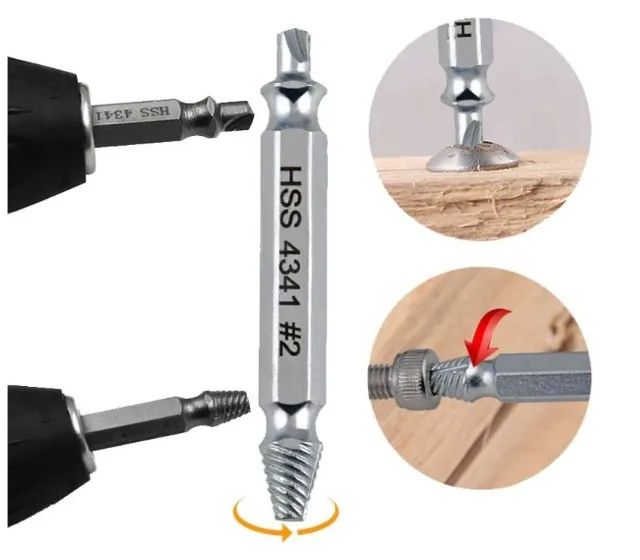 Saca Parafuso Quebrado Danificado 2 A 12 Mm Jogo 6 Extrator Arduino Automação COD-FR62   - Foto 4