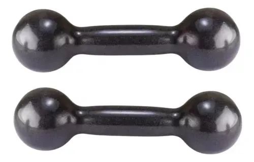 Kit Fisioterapia Caneleira 2kg + Par Halter 2kg + Colchonete - Foto 3