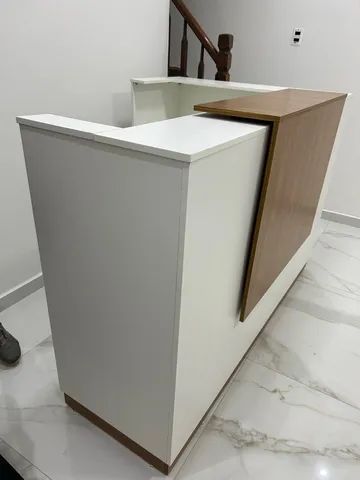 Balcão de recepção em L - Foto 2