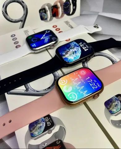 -Lançamento: Smartwatch série 9 atualizado, entrega grátis - Foto 2