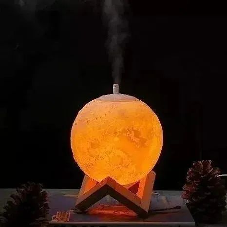 Umidificador de Ar - Abajur - Luminária Lua cheia 3D Bmax Loja Coimbra Entregamos - Foto 2