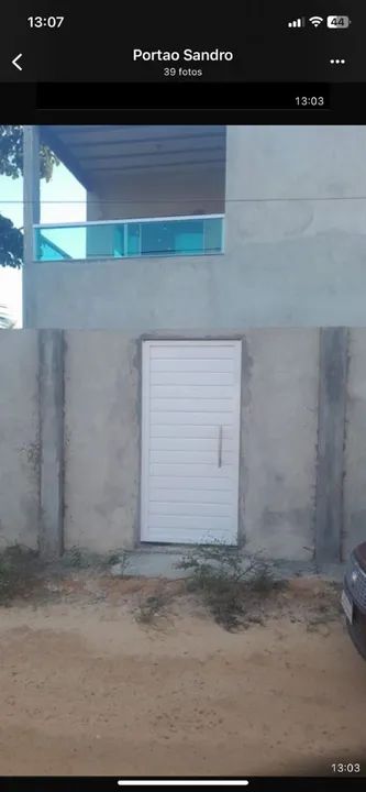 Promoção de portão de alumínio 550 m2 na cor branco - Foto 4