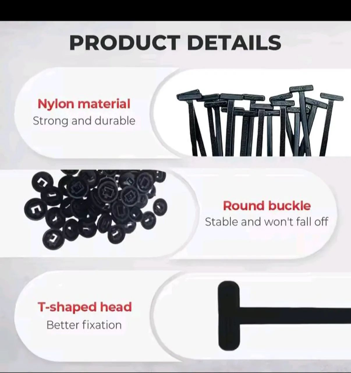 Abraçadeira nylon universal travamento automático (kit 100 unidades) - Foto 6