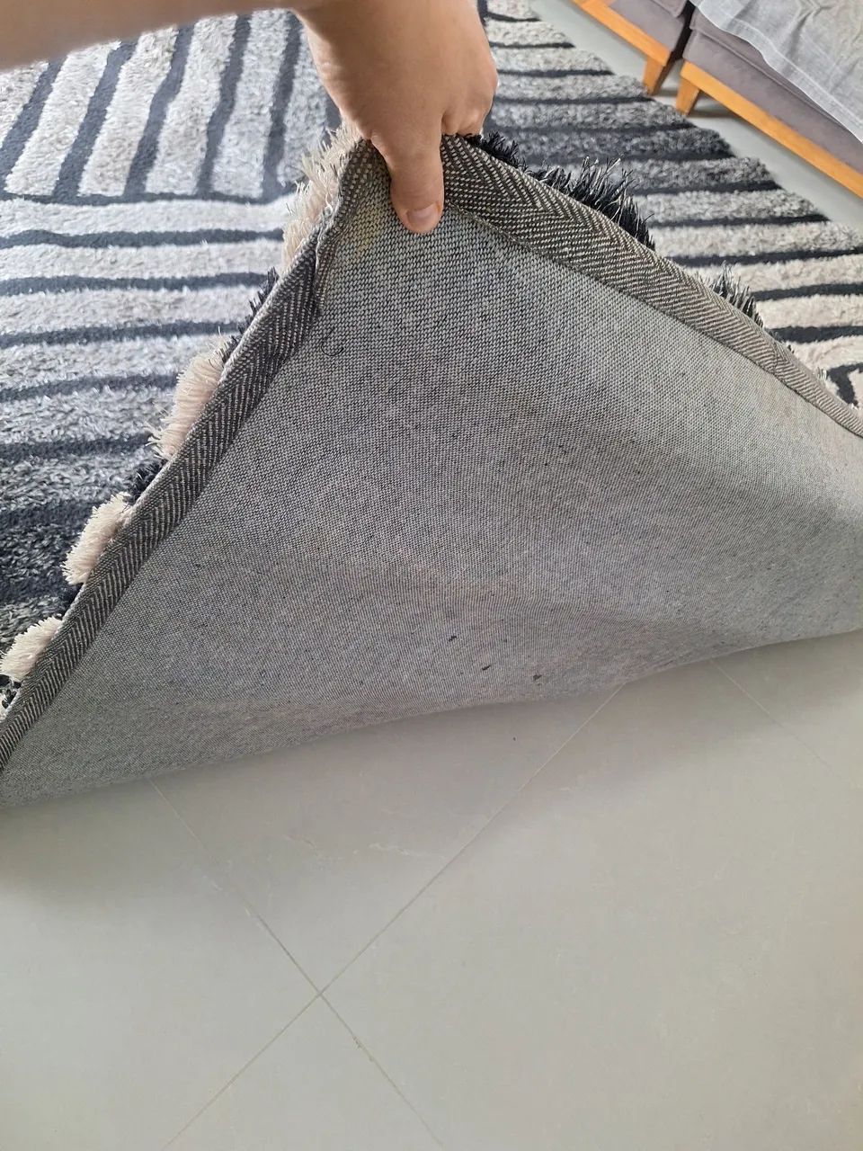 Tapete moderno em cinza e preto - Foto 2