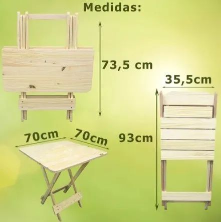 MESA + 4 CADEIRAS - para Bar e residencia 1