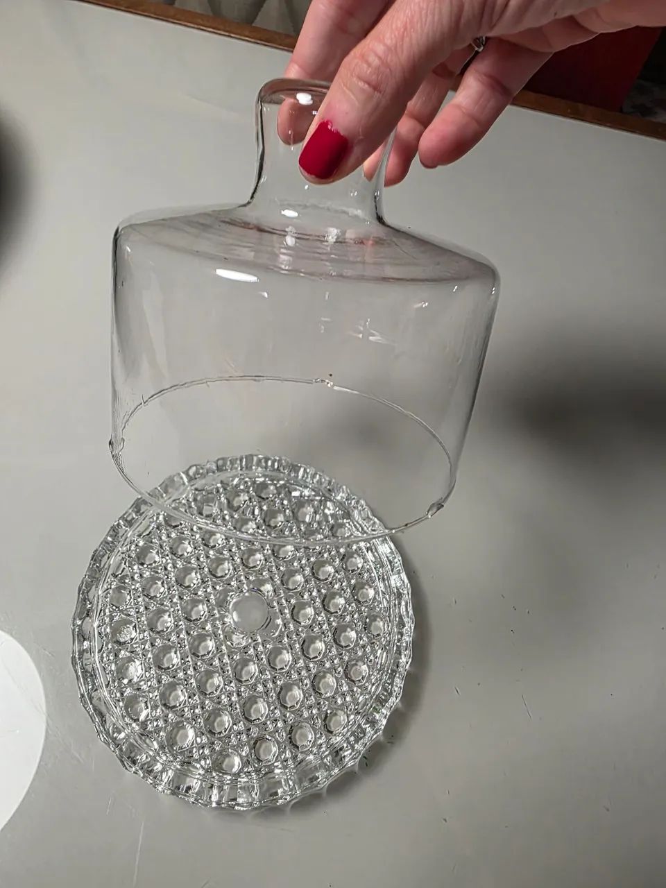 Charmosa queijeira de vidro - Foto 3