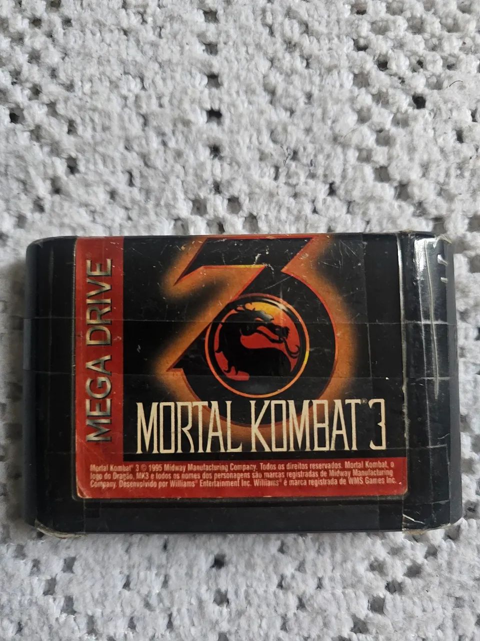 Jogo Mortal Kombat 3 Mega Drive Sega Tectoy (nao acompanha manual