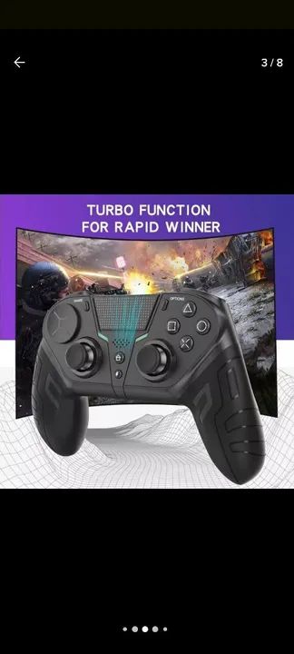 Controle Turbo ps4 pc - Novo - Foto 3